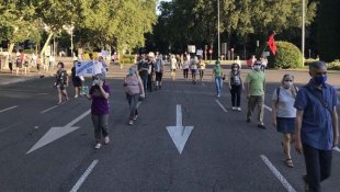 Milhares de pessoas tomaram as ruas no Estado Espanhol em defesa da saúde pública