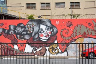 Doria destruiu mural de grafite, em seu lugar fará um Jardim Suspenso privatizado, é claro