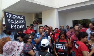 Servidores do Rio Grande do Norte fazem greve e protestam por seus salários