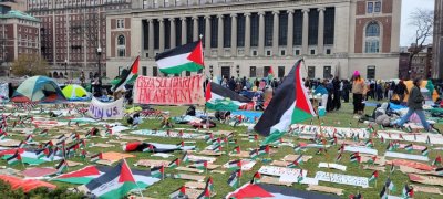 Os acampamentos Pró-Palestina nos EUA e o sionismo da mídia brasileira.