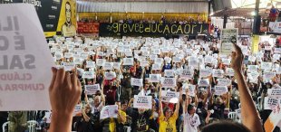 Campanha Apoie a greve da educação do Rio de Janeiro, contra a repressão de Claudio Castro