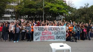 Trabalhadores USP se mobilizam em campanha contra a cultura do estupro