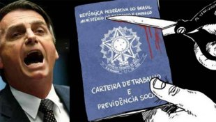Mentiroso, Bolsonaro diz que a reforma trabalhista não tirou direitos do trabalhador
