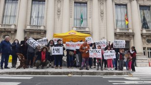 141 terceirizadas das escolas do RS são demitidas sem direitos e fazem ato no Piratini