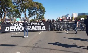 Esplanada dos Ministérios dessa vez é ocupada por manifestação anti-Bolsonaro e antirracismo