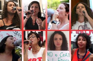 Mulheres do MRT se manifestam contra estupro coletivo e Alexandre Frota