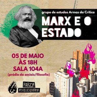 Juventude Faísca Revolucionária convida todes para novo grupo de estudos: Marx e o Estado